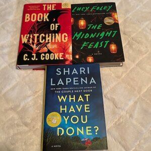 Three Preowned Hardcover Books - Fiction